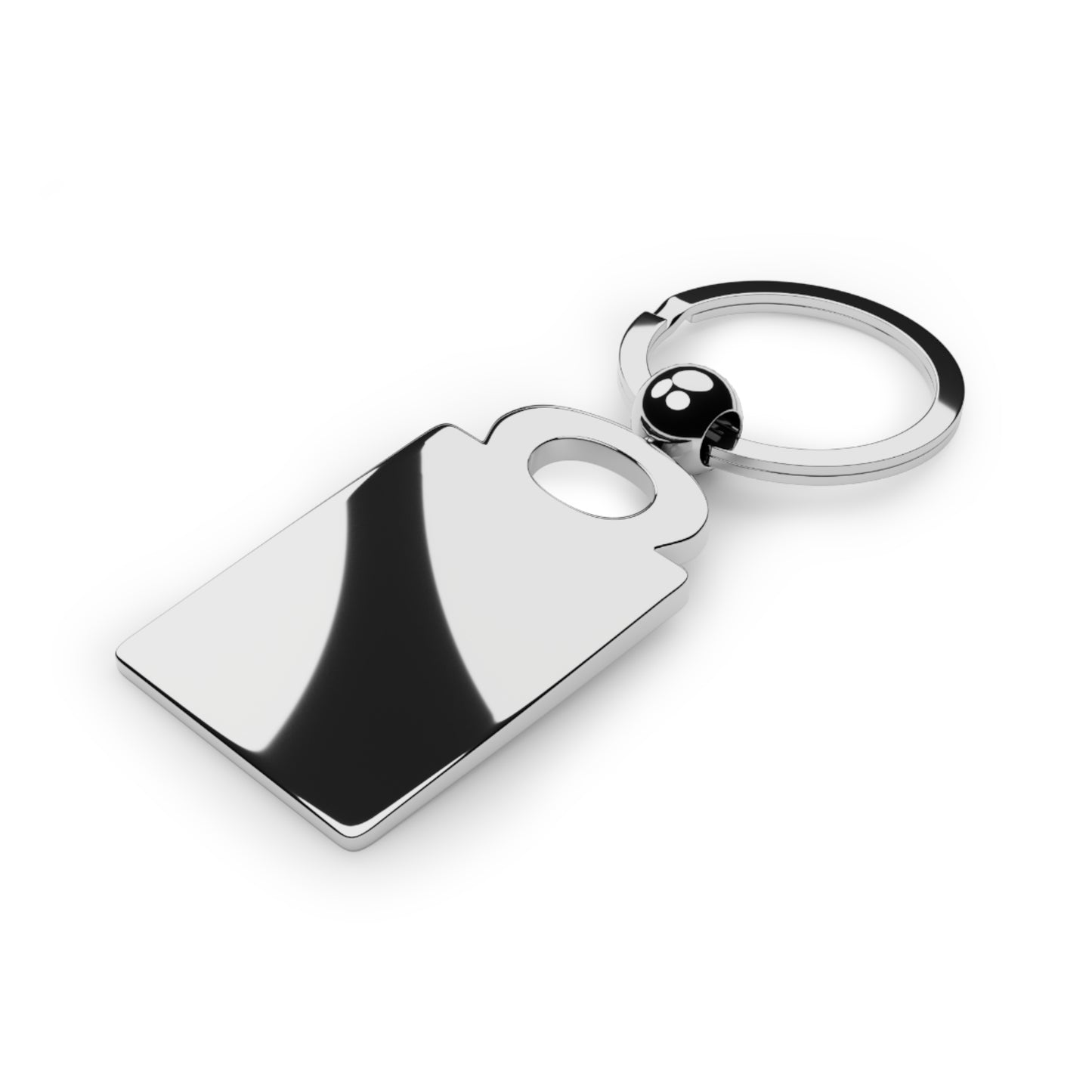 Crown Level Confidence Rectangle Photo Keyring